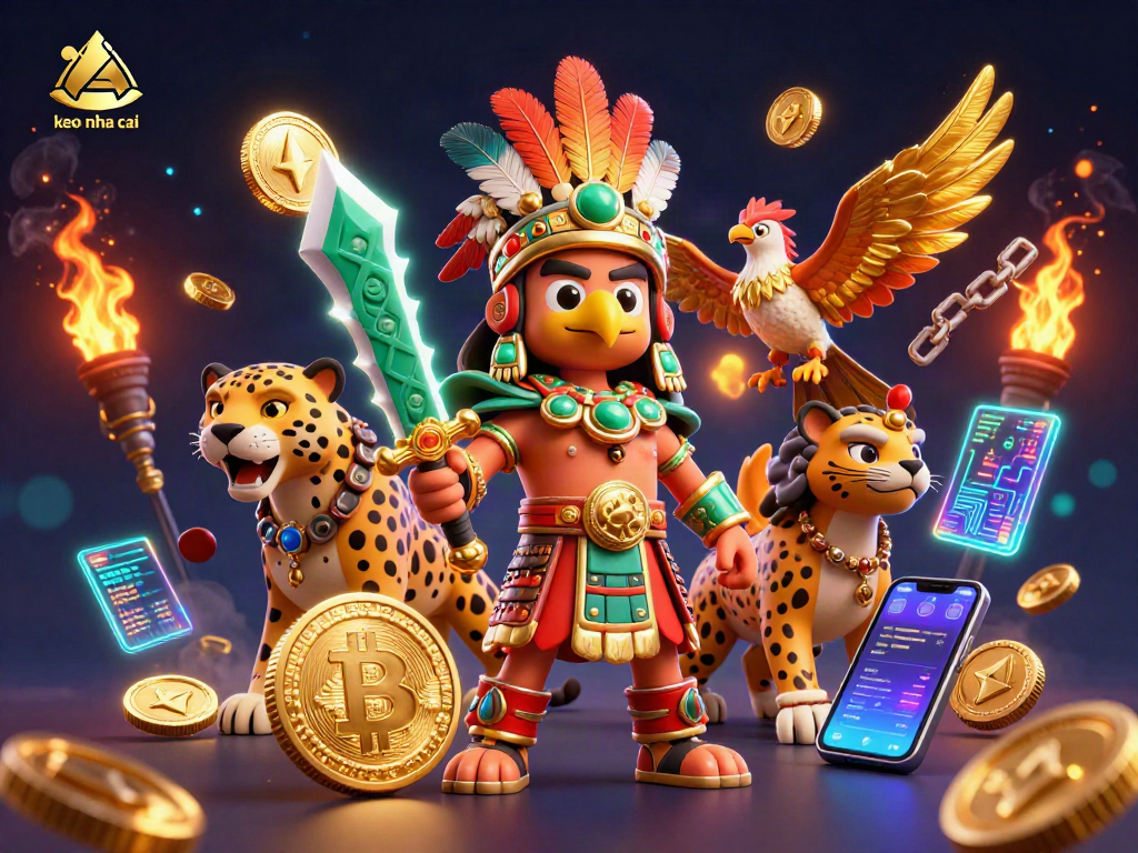 Engage in thrilling bets with the keo nha cai strategy illustrated in a dynamic casino scene.
