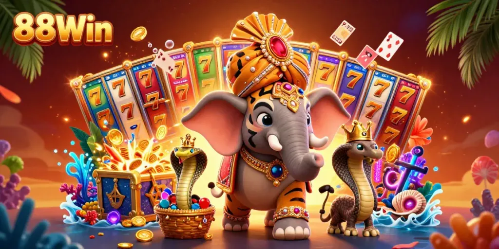 Experience thrilling gameplay at 88Win with exciting slots and a vibrant casino atmosphere.
