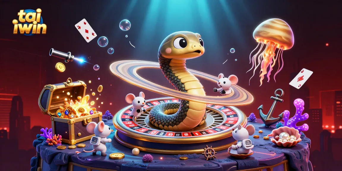 Experience gaming excitement with tai iwin as mice bet on a cosmic roulette wheel